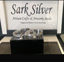 Load image into Gallery viewer, Hand-Milled Sterling Silver Cuff Bracelet