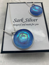 Load image into Gallery viewer, Dark Sky Blue Moon Pendant &amp; Sets