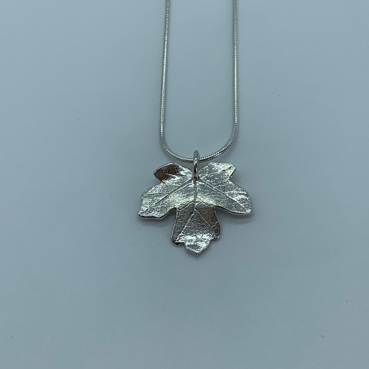 Sark Silver Maple Leaf Pendant S M L
