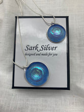 Load image into Gallery viewer, Dark Sky Blue Moon Pendant &amp; Sets