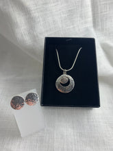 Load image into Gallery viewer, Cut-Out Silver Circles Pendant