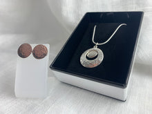 Load image into Gallery viewer, Cut-Out Silver Circles Pendant