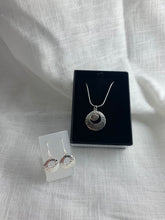 Load image into Gallery viewer, Cut-Out Silver Circles Pendant