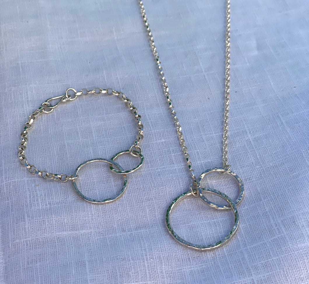 Silver Eternity Bracelet