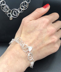 Silver Jumble Bracelet