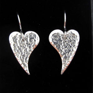 Cut-Out Silver Melting Hearts Pendant