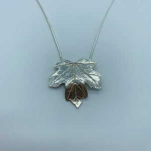 Sark Silver Maple Leaf Pendant (XL) & Set