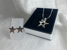Load image into Gallery viewer, Cut-Out Silver Stars Pendant