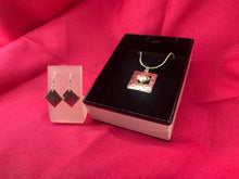Load image into Gallery viewer, Cut-Out Silver Squares Pendant